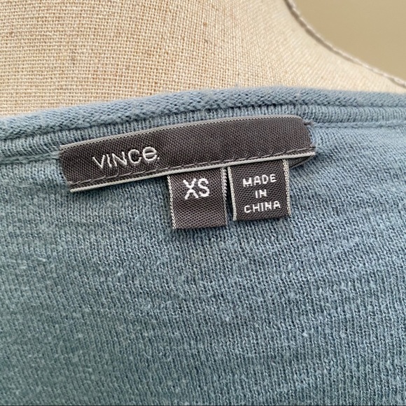 VINCE Cotton Crew Neck Long Sleeve Sweater - Picture 8 of 9